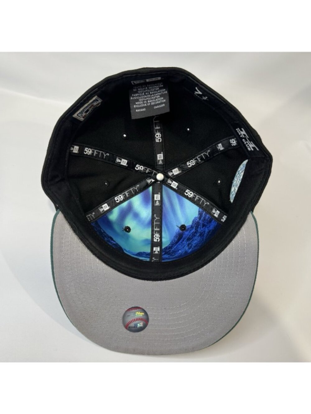 New Era Minnesota Twins Hat Club Black Northern Lights 59FIFTY 7 1/2 60th - Picture 2 of 10